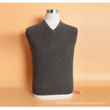 Yak Wool/Cashmere V Neck Pullover Long Sleeve Sweater/Garment/Clothing/Knitwear